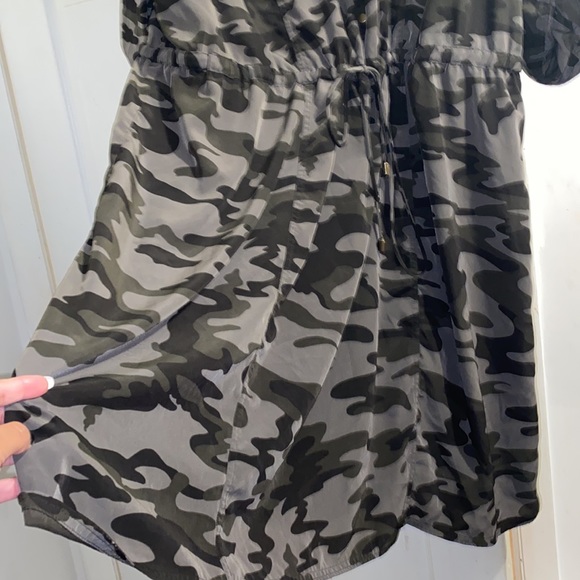 100% polyester army fatigue camo drawstring waist with pockets - Picture 5 of 6